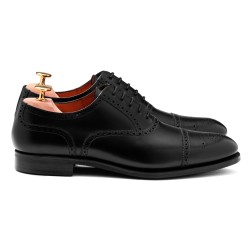 Skolyx svart semi brogue oxford | Sko i verdensklasse | Skolyx