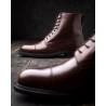 Yanko derby boot brown grain | Experts on quality shoes | Skolyx