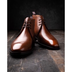 Yanko Chukka boot dark brown | Skolyx