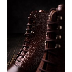 Yanko Balmoral boot dark brown | World class shoes | Skolyx