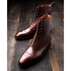 Yanko Balmoral boot dark brown | World class shoes | Skolyx