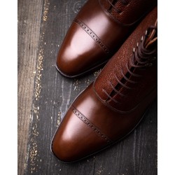 Yanko Balmoral boot dark brown | World class shoes | Skolyx