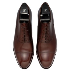 TLB Artista Plain Cap Toe Oxford Vegano Dark Brown | Skolyx