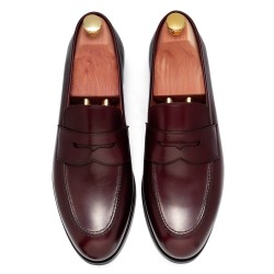 Skolyx Burgundy Penny Loafer | Experts on quality shoes | Skolyx