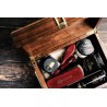 Shoe care valet box in walnut | Skolyx