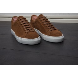 Skolyx Premium sneaker in medium brown suede | Skolyx