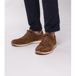 Skolyx Premium trainers in medium brown suede | Skolyx