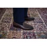 Yanko classic Belgian loafer dark brown deerskin | Skolyx