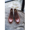 Midas x Skolyx Moc toe boot brown pullup | Skolyx