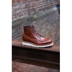 Midas x Skolyx Moc toe boot brown pullup | Skolyx