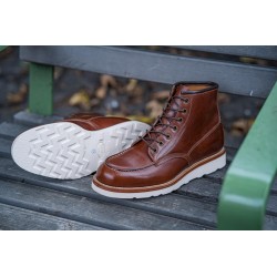 Midas x Skolyx Moc toe boot brown pullup | Skolyx