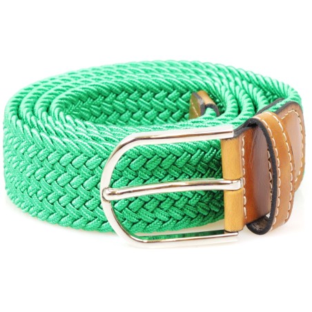 Braided belt light green