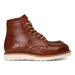 Yanko Moc toe boot Mittelbraun | Skolyx