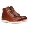 Yanko Moc toe boot medium brown | Skolyx