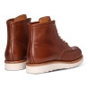 Yanko Moc toe boot medium brown | Skolyx