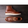 Yanko Moc toe boot medium brown | Skolyx