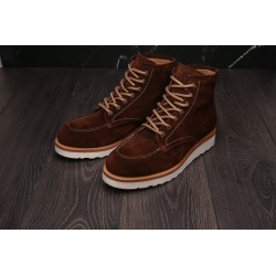 Yanko Moc toe boot brown suede | World class shoes | Skolyx