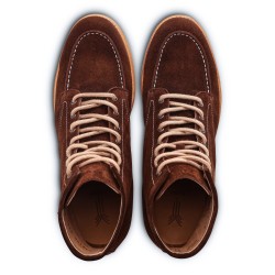 Yanko Moc toe boot brown suede | World class shoes | Skolyx