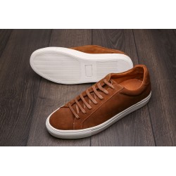 Skolyx Premium sneaker medium brown suede EU44 - sample