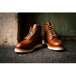 Yanko Moc toe boot medium brown | Skolyx