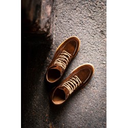 Yanko Moc toe boot brown suede | World class shoes | Skolyx