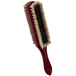 Shoe brush double sided - soft and stiff bristles | Skolyx