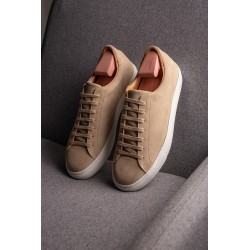 Skolyx Premium sneaker in sand suede | Skolyx