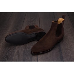 TLB Artista Chelsea Boot Dark Brown suede | Skolyx