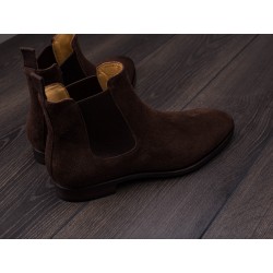 TLB Artista Chelsea Boot Dark Brown suede | Skolyx