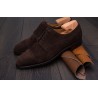 TLB Artista Peak Quarter Derby Dark Brown Suede | Skolyx