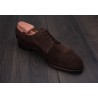 TLB Artista Peak Quarter Derby Dark Brown Suede | Skolyx