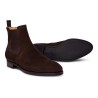 TLB Artista Chelsea Boot Dark Brown suede | Skolyx