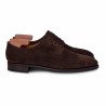 TLB Artista Peak Quarter Derby Dark Brown Suede | Skolyx