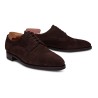 TLB Artista Peak Quarter Derby Dark Brown Suede | Skolyx