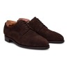 TLB Artista Peak Quarter Derby Dark Brown Suede | Skolyx