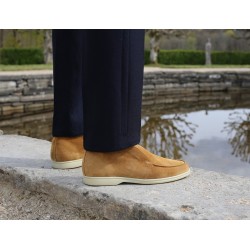 Yanko Traveler Shoes light brown suede | Skolyx