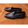 Yanko classic Belgian loafer black deerskin