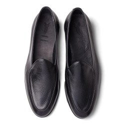 Yanko classic Belgian loafer black deerskin