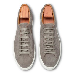 Skolyx Premium sneaker in hellgraues Wildleder | Skolyx