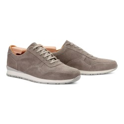 Skolyx Premium trainers in light grey suede | Skolyx