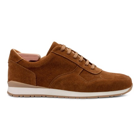 Skolyx Premium trainers in medium brown suede | Skolyx