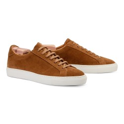 Skolyx Premium sneaker in medium brown suede | Skolyx