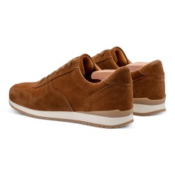 Skolyx Premium trainers in medium brown suede | Skolyx