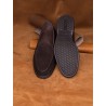 Yanko Traveler Belgian Loafer dark brown reverse kudu suede with dark sole