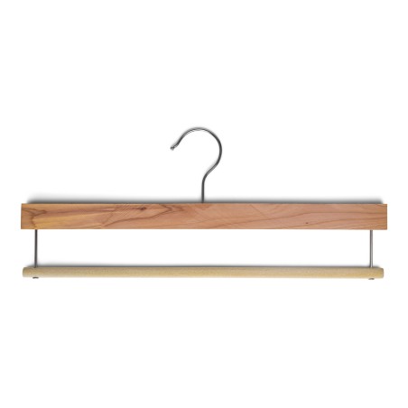 Premium pant hanger in cedar wood