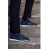 Skolyx Premium runners navy suede