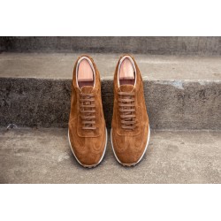 Skolyx Premium runners medium brown suede