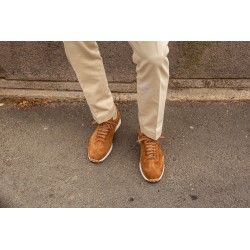 Skolyx Premium runners medium brown suede