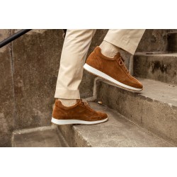 Skolyx Premium runners medium brown suede