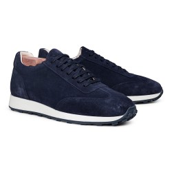 Skolyx Premium runners navy suede